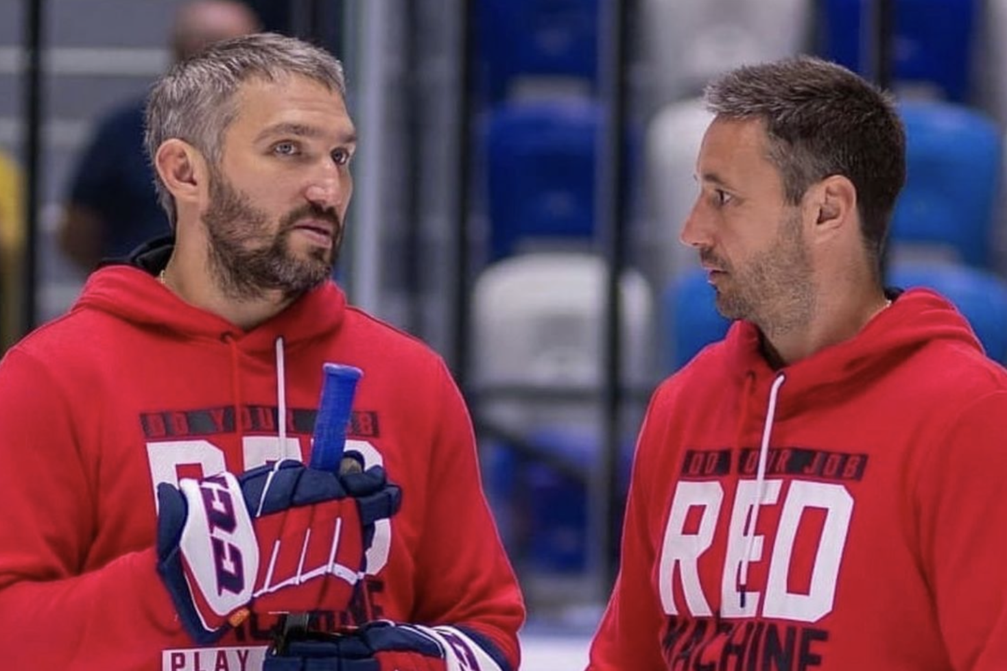 Capitals captain Alex Ovechkin and former teammate Ilya Kovalchuk made a cameo in Tula.