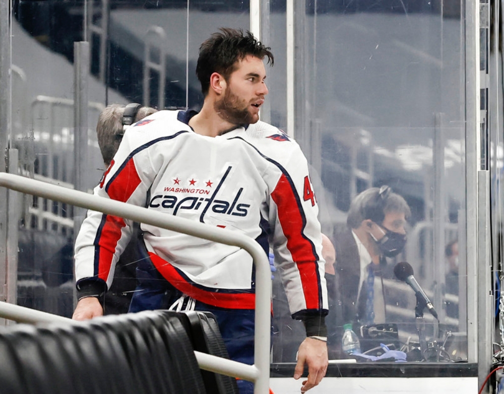 Capitals forward Tom Wilson wants to move on after the Rangers incident.