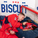 The Capitals have a new team dog named Biscuit.