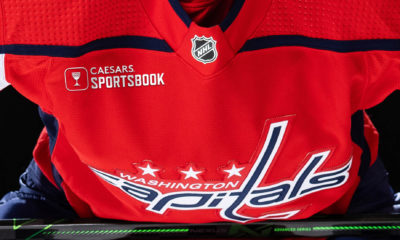The Capitals will start to feature Caesars Sportsbook's logo on their jerseys in 2022-23.
