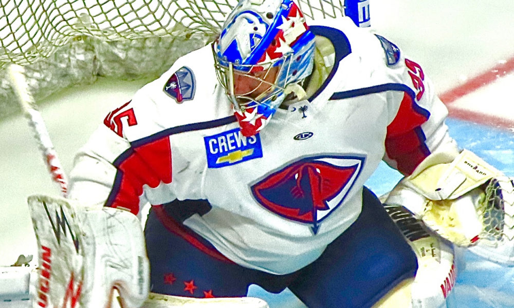 Washington Capitals goalie Hunter Shepard is a name to watch at rookie camp.