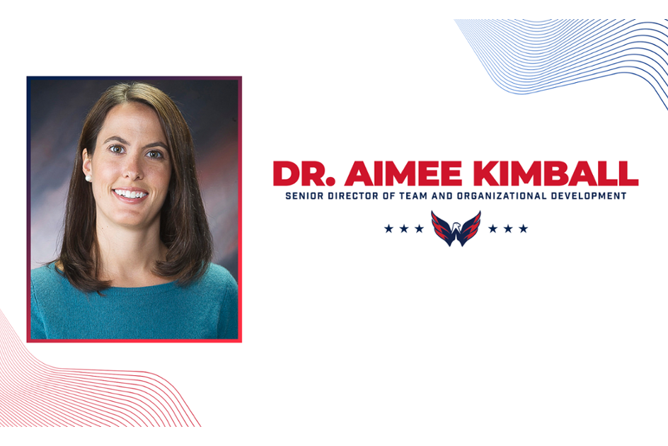 The Capitals hired Dr. Aimee Kimball.