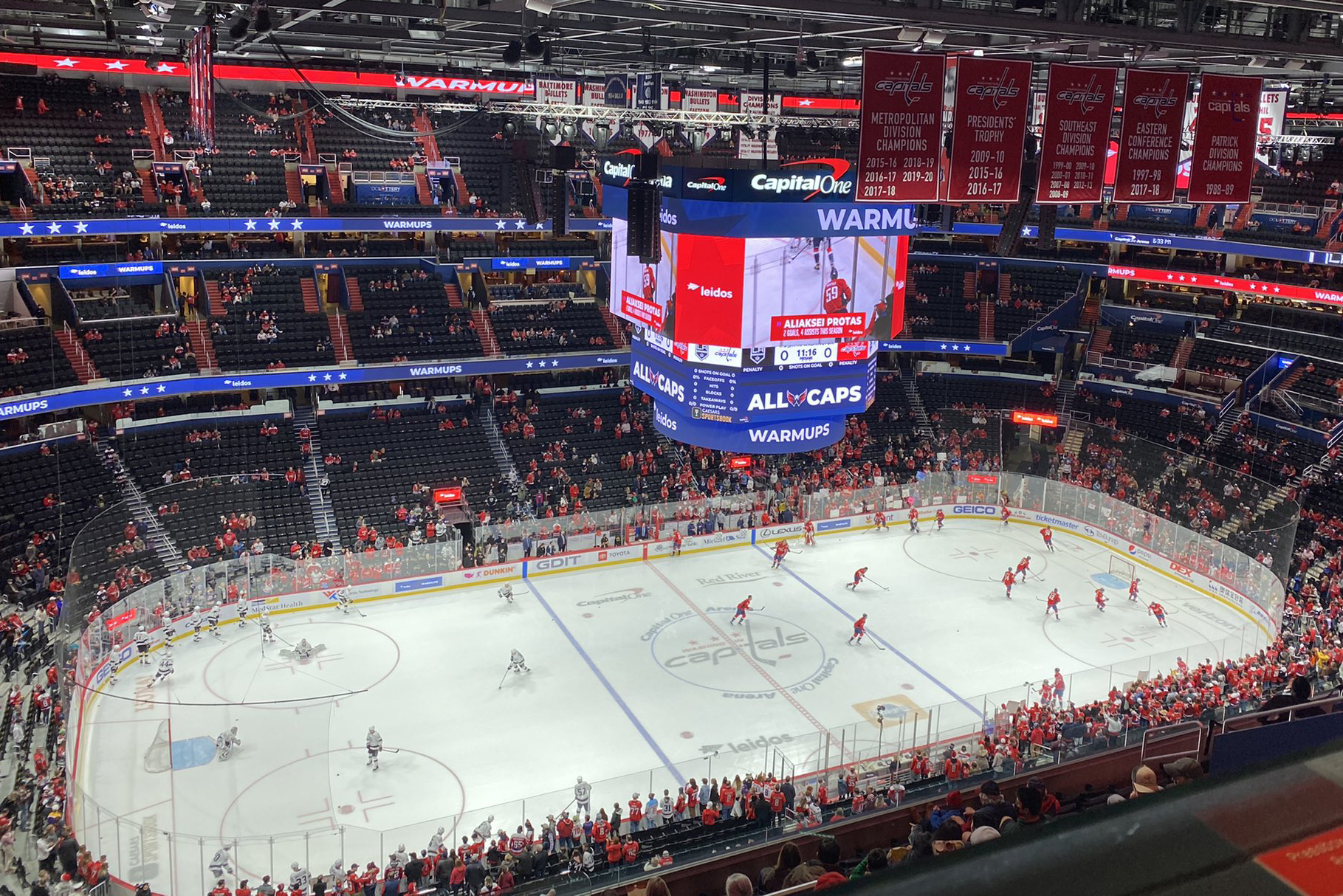 Capital One Arena, home to the NHL's Capitals.