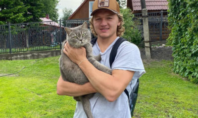 Kaprizov named his cat after Capitals forward Kuznetsov