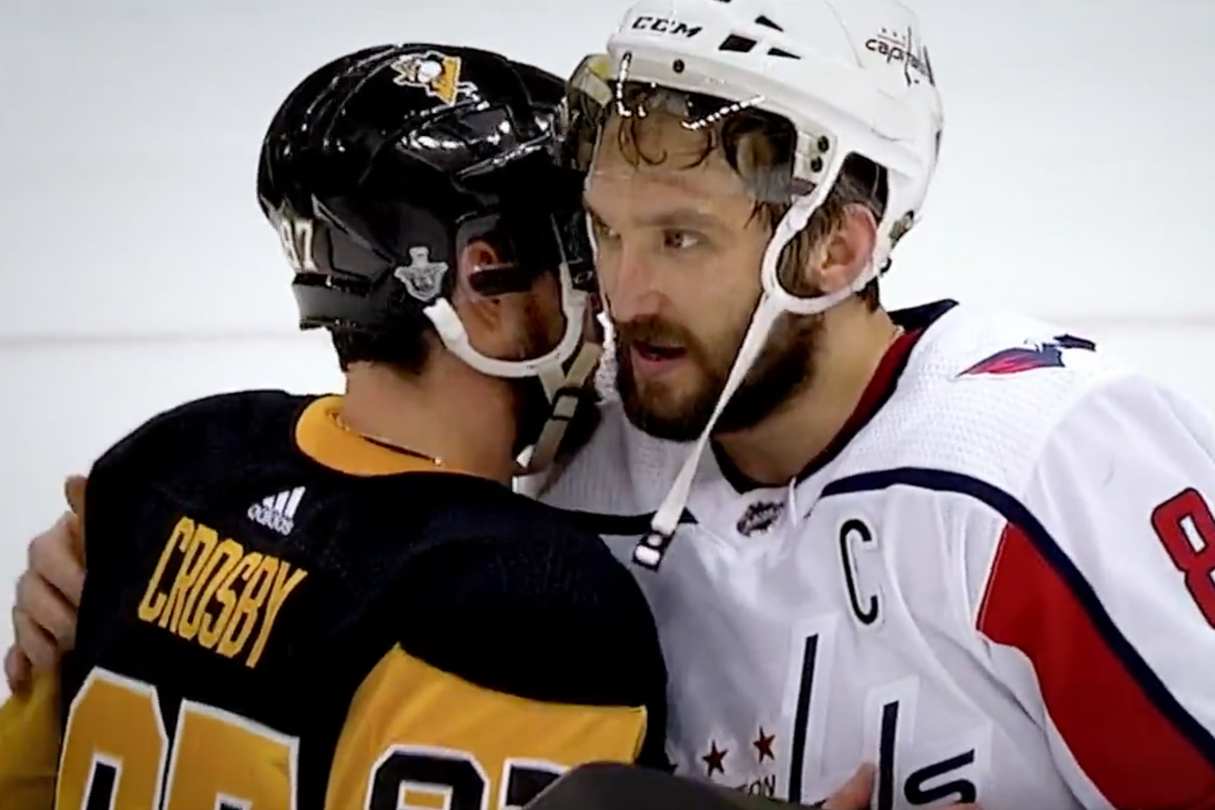Capitals Alex Ovechkin and Penguins Sidney Crosby