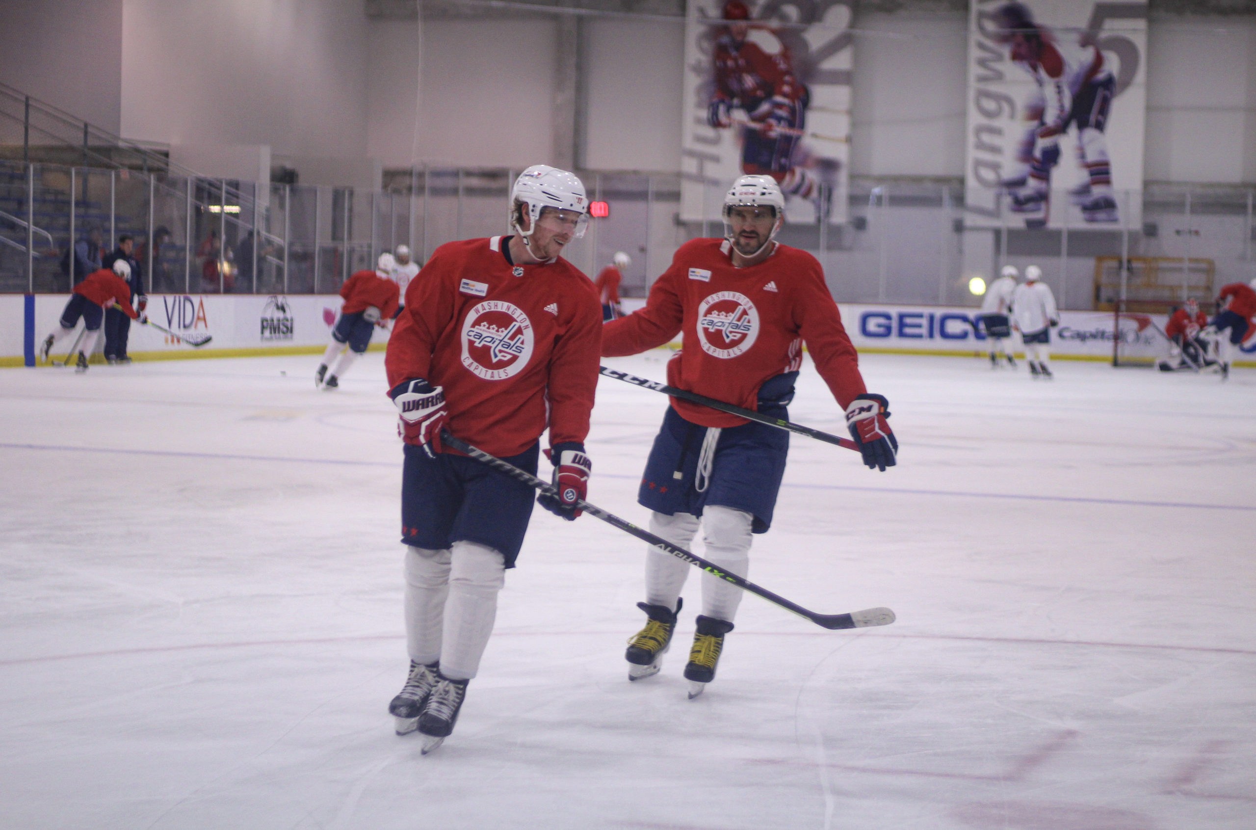 Capitals Ovechkin and Backstrom