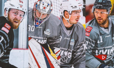 Capitals Anthony Mantha, Zach Fucale, Hendrix Lapierre and Daniel Sprong