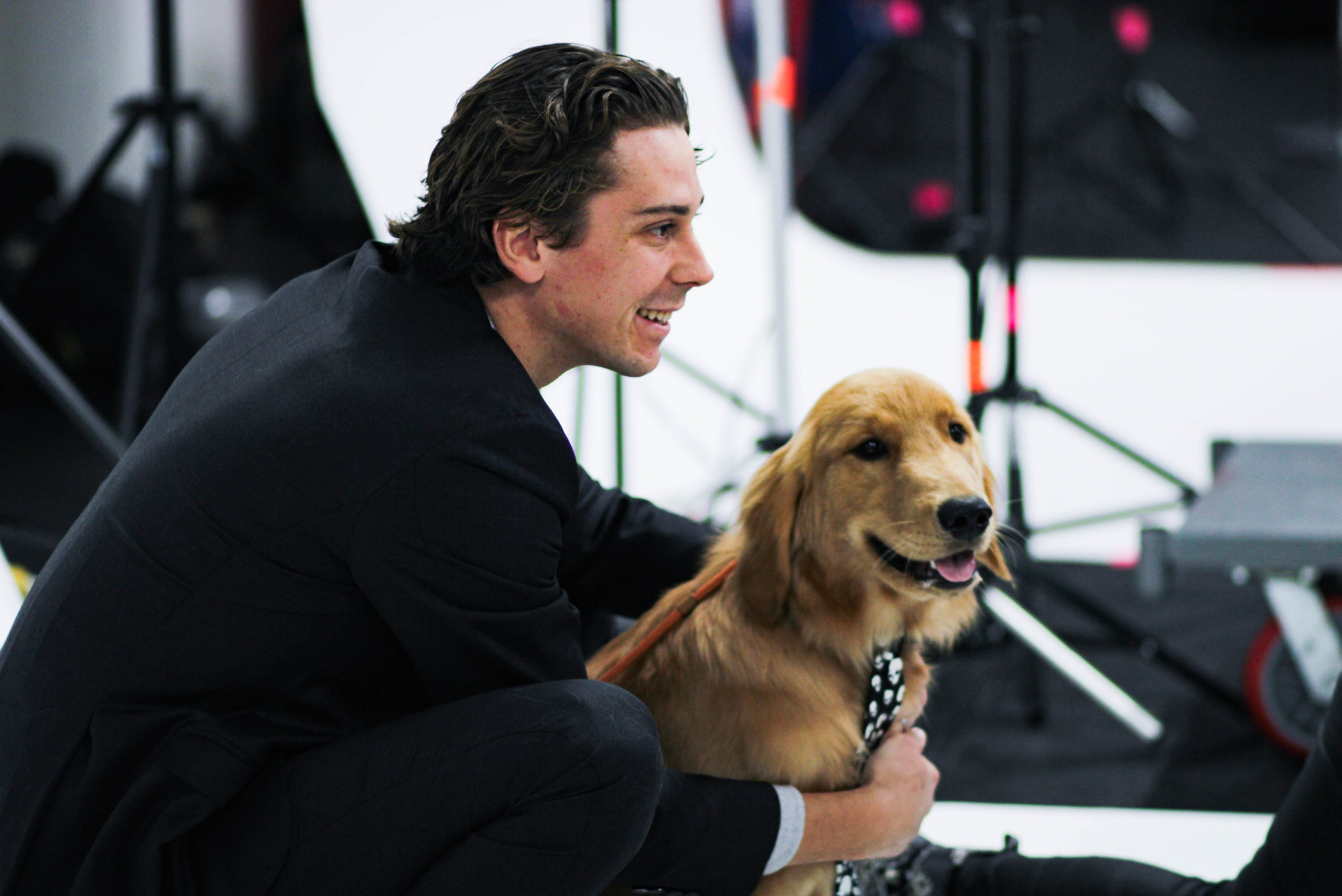 Capitals pose with their dogs, rescue animals for annual calendar