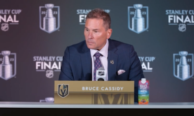 Vegas Golden Knights head coach Bruce Cassidy.