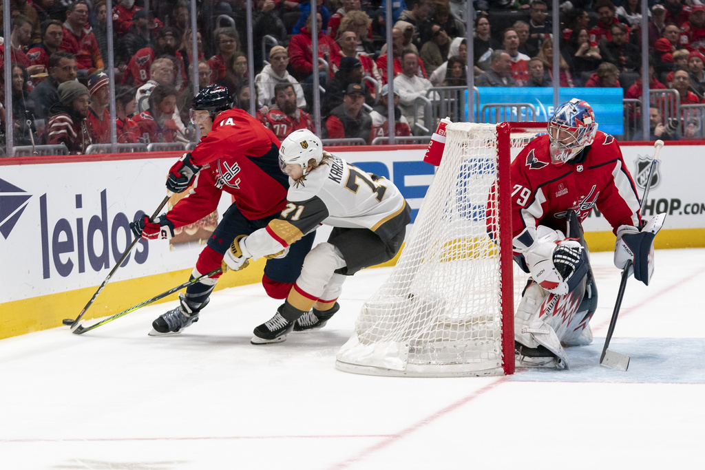 Capitals Escape From Golden Knights; Lindgren Shines In Net ...
